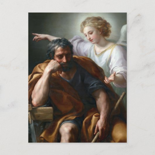 Anton Raphael Mengs The Dream of St. Joseph Briefkaart (Voorkant)
