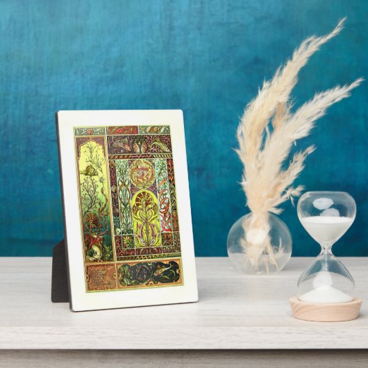 Anton Seder Sealife plaque met easel Fotoplaat (Zijkant)