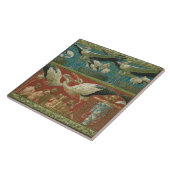 Anton Seder's Tender Storks Art Nouveau Wall Tegeltje (Zijkant)