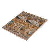 Anton Seder's Tender Storks Art Nouveau Wall Tegeltje (Zijkant)