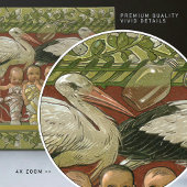 Anton Seder's Tender Storks Art Nouveau Wall Tegeltje