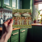 Anton Seder's Tender Storks Art Nouveau Wall Tegeltje