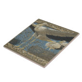 Anton Seder's Tender Storks Art Nouveau Wall Tegeltje (Zijkant)