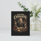 Anton Tsjechov Briefkaart (Staand voorkant)