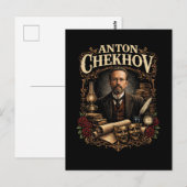 Anton Tsjechov Briefkaart (Voorkant / Achterkant)