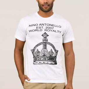 Antonello Est. 2007 World Royalty-kroon foto T-shirt