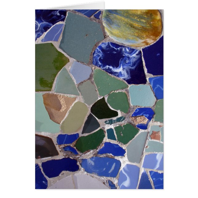 Antoni Gaudi Blue Mosaics (Voorkant)