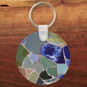 Antoni Gaudi Blue Mosaics Sleutelhanger (Voorkant)