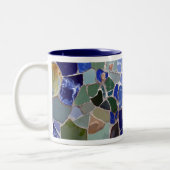 Antoni Gaudi Blue Mosaics Tweekleurige Koffiemok (Links)
