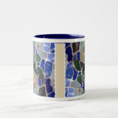 Antoni Gaudi Blue Mosaics Tweekleurige Koffiemok (Center)