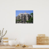 Antoni Gaudi's Casa Mila Poster (Keuken)