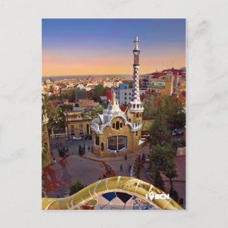 Antoni Gaudi's Park Güell Briefkaart