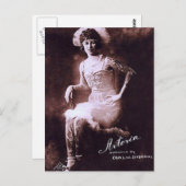 Antonia de Tattooed Lady Briefkaart (Voorkant / Achterkant)