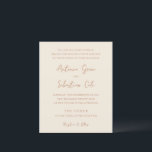 Antonia Earthy Neutrals Elegante Huwelijksuitnodig<br><div class="desc">Elegante huwelijksuitnodigingen met een eenvoudig ontwerp met script- en serif-lettertypen.</div>