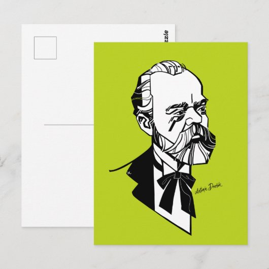 Antonín Dvořák Briefkaart (Voorkant / Achterkant)