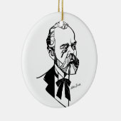 Antonín Dvořák Keramisch Ornament (Rechts)