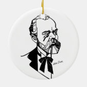 Antonín Dvořák Keramisch Ornament (Achterkant)