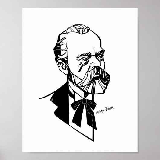 Antonín Dvořák Poster (Voorkant)
