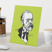 Antonín Dvořák Reclamebord Met Voetstuk (Insitu)