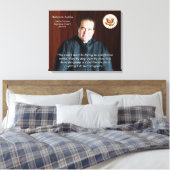 Antonin Scalia Quote - Een andere wereld Canvas Afdruk (Insitu (Slaapkamer))