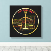 Antonin Scalia Quotes Hooggerechtshof Canvas Afdruk (Insitu (Houten vloer))