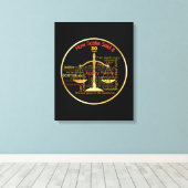 Antonin Scalia Quotes Hooggerechtshof Canvas Afdruk (Insitu (Houten vloer))