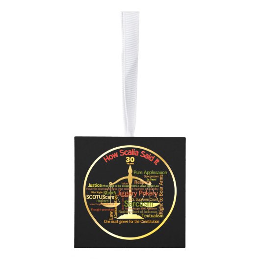 Antonin Scalia Quotes Hooggerechtshof Decoratie (Rechts)