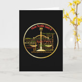 Antonin Scalia Quotes van het Hooggerechtshof Kaart (Gele Bloem)