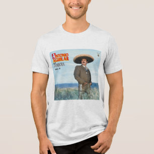 Antonio Aguilar - Antonio Aguilar con Tambora, vol Tri-Blend Shirt