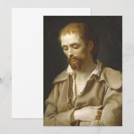 Antonio Cavallucci - Saint Benedict Joseph Labre Kaart (Voorkant / Achterkant)