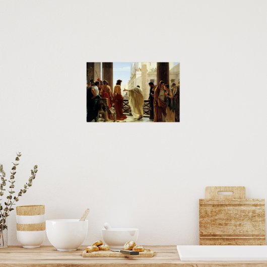 Antonio Ciseri - Ecce Homo Poster (Keuken)