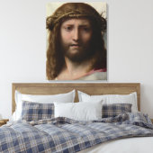 Antonio da Correggio - Hoofd Christus Canvas Afdruk (Insitu (Slaapkamer))