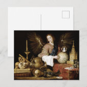 Antonio de Pereda Allegory van Vanity Briefkaart (Voorkant / Achterkant)