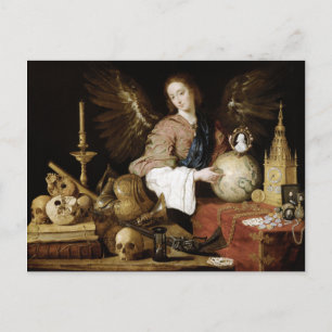 Antonio de Pereda Allegory van Vanity Briefkaart