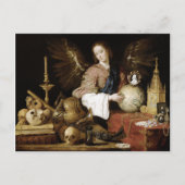 Antonio de Pereda Allegory van Vanity Briefkaart (Voorkant)