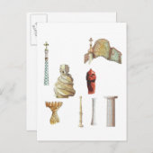 Antonio Gaudi. Barcelona. Spanje. Architecturaal Briefkaart (Voorkant / Achterkant)