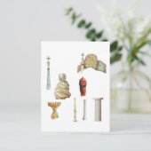 Antonio Gaudi. Barcelona. Spanje. Architecturaal Briefkaart (Staand voorkant)