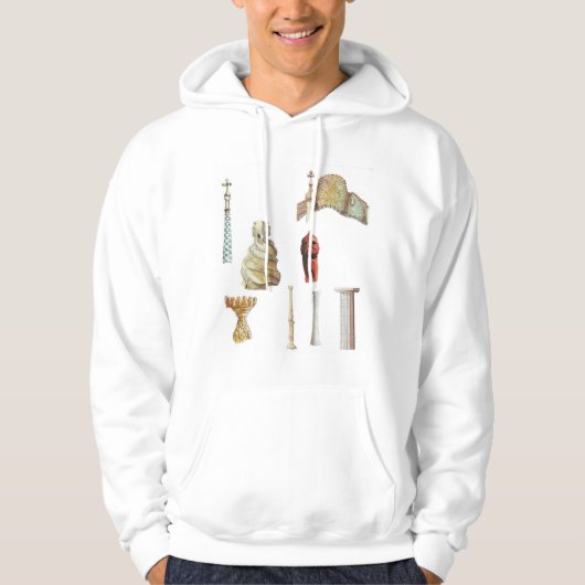 Antonio Gaudi. Barcelona. Spanje. Architecturaal Hoodie (Voorkant)