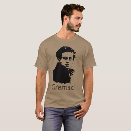 Antonio Gramsci T-shirt (Voorkant volledig)