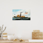 Antonio Jacobsen The Ocean-Going Tug Poster (Keuken)