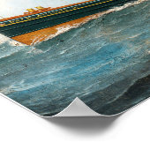 Antonio Jacobsen The Ocean-Going Tug Poster (Hoek)