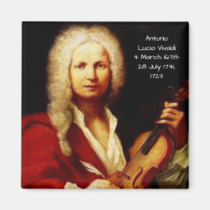 Antonio Lucio Vivaldi 1723 Magneet