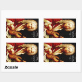 Antonio Lucio Vivaldi 1723 Rechthoekige Sticker (Vel)