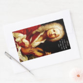 Antonio Lucio Vivaldi 1723 Rechthoekige Sticker (Envelop)