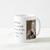Antonio Lucio Vivaldi 1725 Koffiemok (Voorkant rechts)