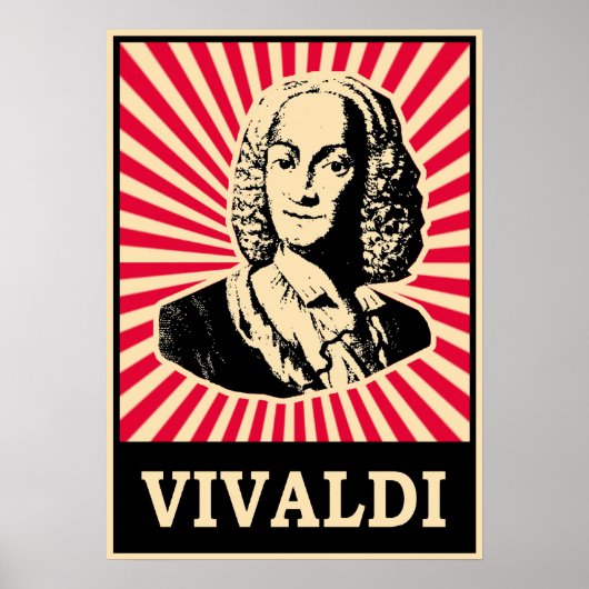 Antonio Lucio Vivaldi Poster (Voorkant)