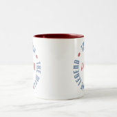 Antonio Man Myth Legend  Tweekleurige Koffiemok (Center)