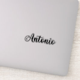 Antonio Naam - Handgeschreven kalligrafie Sticker