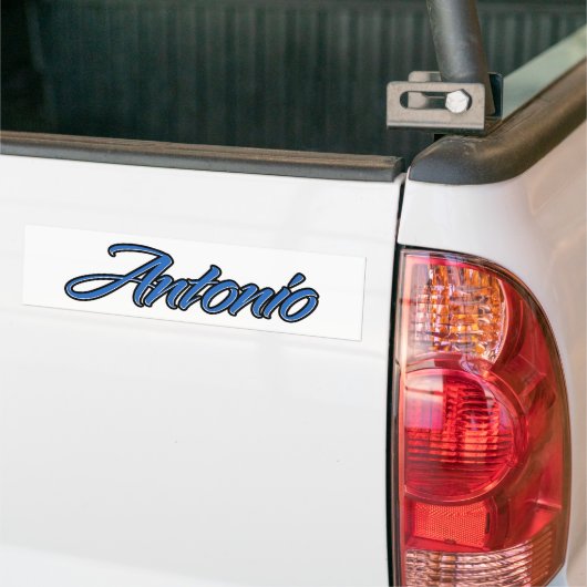 Antonio Name blue Aufkleber Sticker Autoaufkleber (Op Truck)