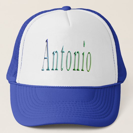 Antonio Name Logo on Trucker Pet (Voorkant)